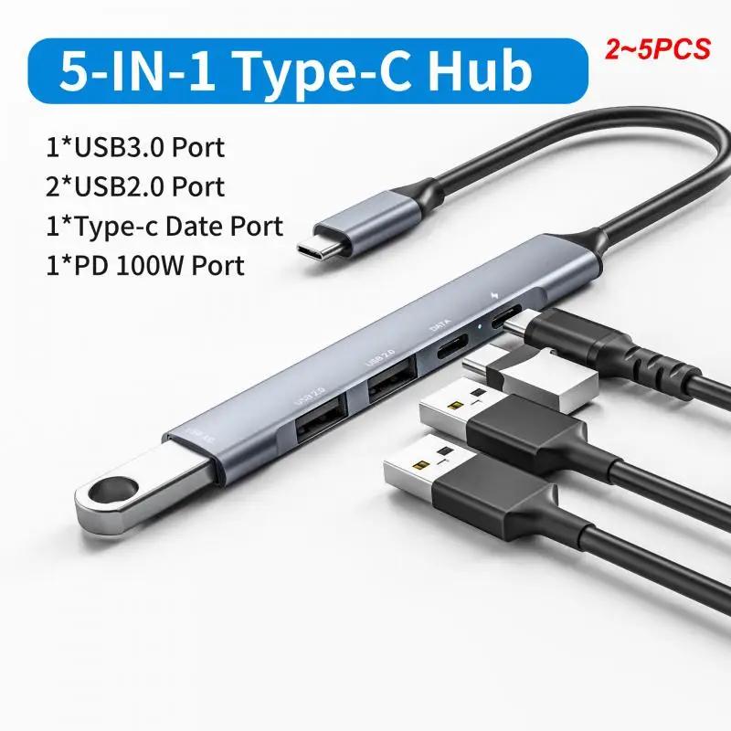 RYRA USB-C Ȯ ũ, USB 3.0 USB-C, 5 Ʈ Ƽ ø , ƺ PC Ʈ  PD 65W , 5  1, 2  5 